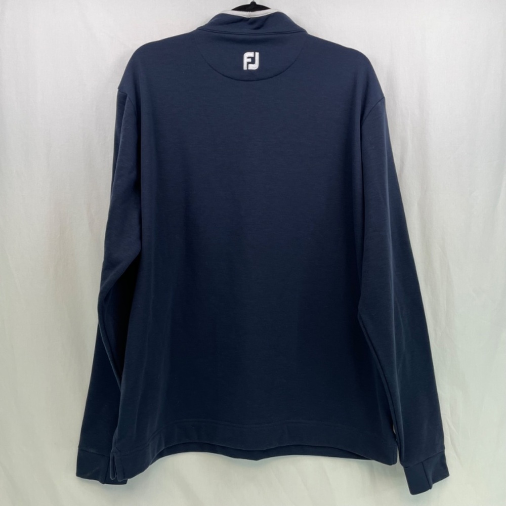 FootJoy Quarter Zip Sweater Navy White Men’s Size Extra Large XL